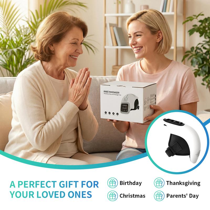 מכשיר עיסוי ברכיים חשמלי ונייד | מערכת נטענתה ממוקדת