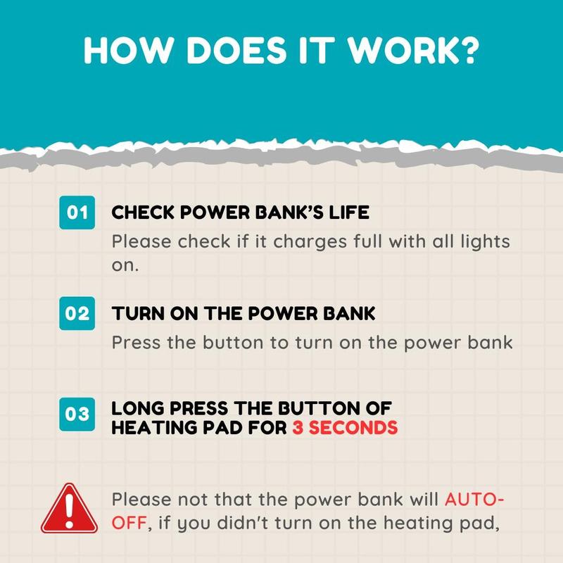 מכשיר עיסוי גב אלחוטי | חגורת חימום מתכווננת עד 58 אינץ'