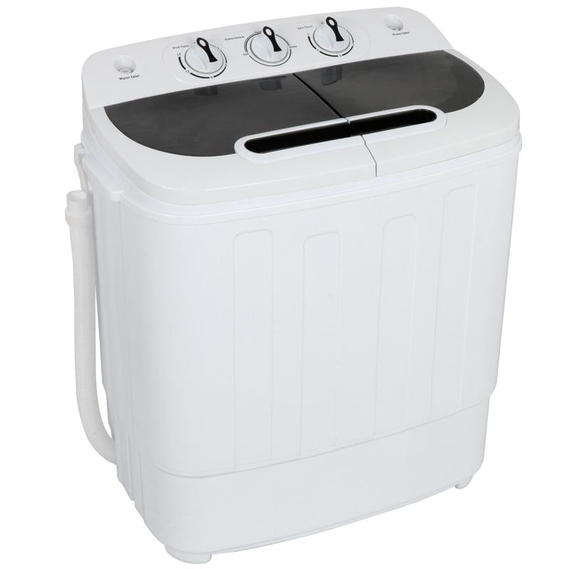 מכונת כביסה ניידת Segawe Mini Twin Bath – מכונת כביסה ומייבש סחיטה קומפקטית עם קיבולת של 7,5 ק"ג 