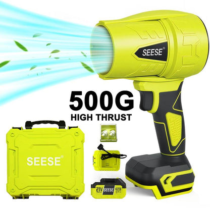 מפוח סילון טורבו של SEESE, מפוח עלים, מאוורר טורבו אלים, מנוע נחושת טהורה, ייבוש רכב לאחר שטיפה, מפוח שלג ידני, מפוח שלג טורבו אלחוטי, ניקוי אוויר טורבו, שיפוץ בית, תחזוקת גינה, מתנות לחג 