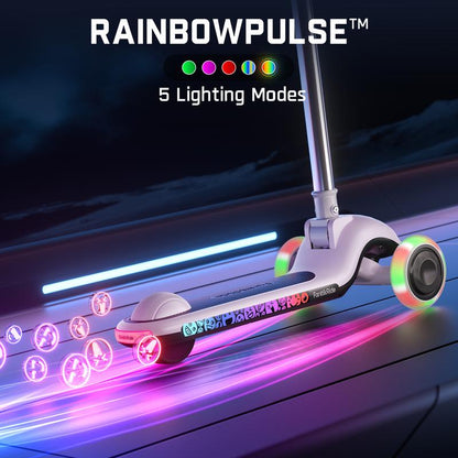 קורקינט חשמלי FanttikRide K9 Pro לילדים 3-6, גובה כידון מתכוונן לרוכבים 3.3-4.6 רגל, משקל 38 ק"ג, עד 40 דקות זמן רציף, טווח נסיעה של 5.5 ק"מ, בינה מלאכותית ו-2 מהירויות מקסימליות של 3.7/6.2 קמ"ש 
