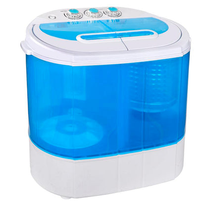 מכונת כביסה ניידת Segawe Mini Twin Bath – מכונת כביסה ומייבש סחיטה קומפקטית עם קיבולת של 7,5 ק"ג 