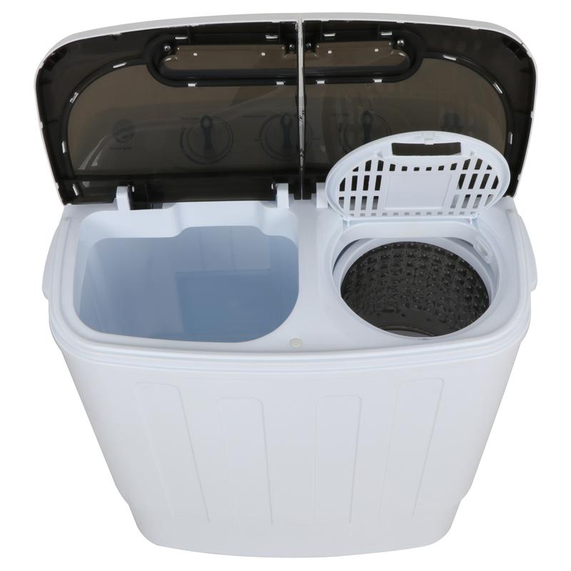 מכונת כביסה ניידת Segawe Mini Twin Bath – מכונת כביסה ומייבש סחיטה קומפקטית עם קיבולת של 7,5 ק"ג 