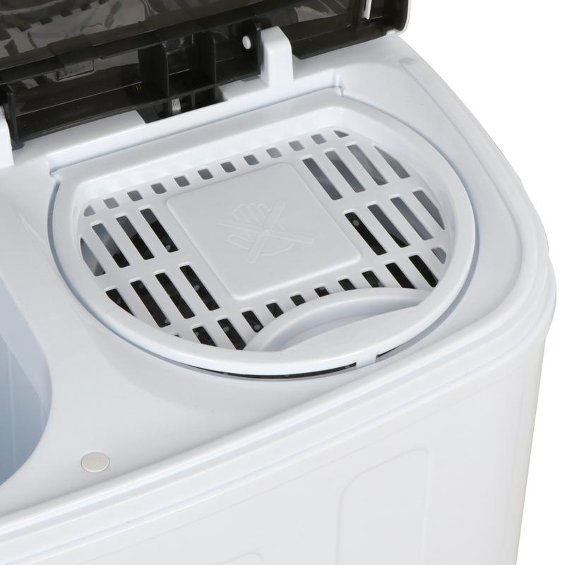 מכונת כביסה ניידת Segawe Mini Twin Bath – מכונת כביסה ומייבש סחיטה קומפקטית עם קיבולת של 7,5 ק"ג 