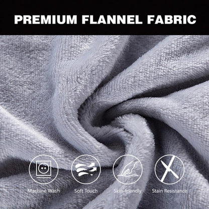 פוף פרימיום ספוג זיכרון | תמיכה גמישה וכיסוי פלנל רך במיוחד