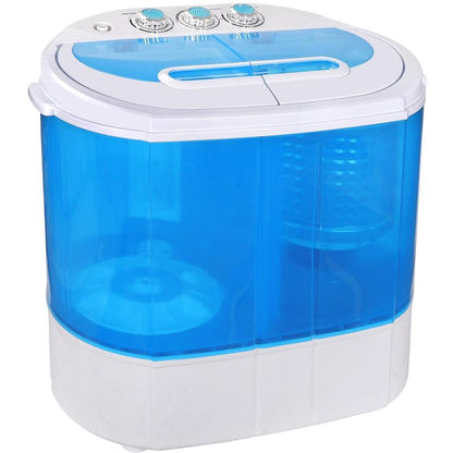 מכונת כביסה ניידת Segawe Mini Twin Bath – מכונת כביסה ומייבש סחיטה קומפקטית עם קיבולת של 7,5 ק"ג 