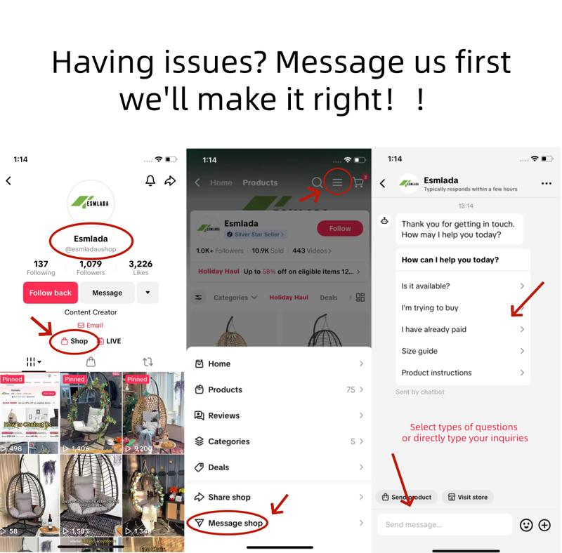 כיסא נדנדה ביצה - עיצוב נצרים, מושלם לשימוש פנימי וחיצוני, תומך במשקל של עד 147 ק"ג, כולל כרית לנוחות נוספת 