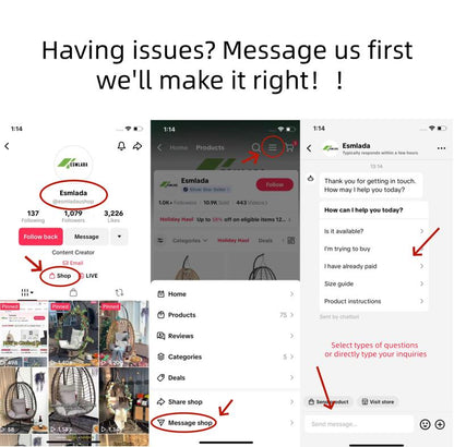 כיסא נדנדה ביצה | עיצוב ראטן יוקרתי לבית ולחוץ